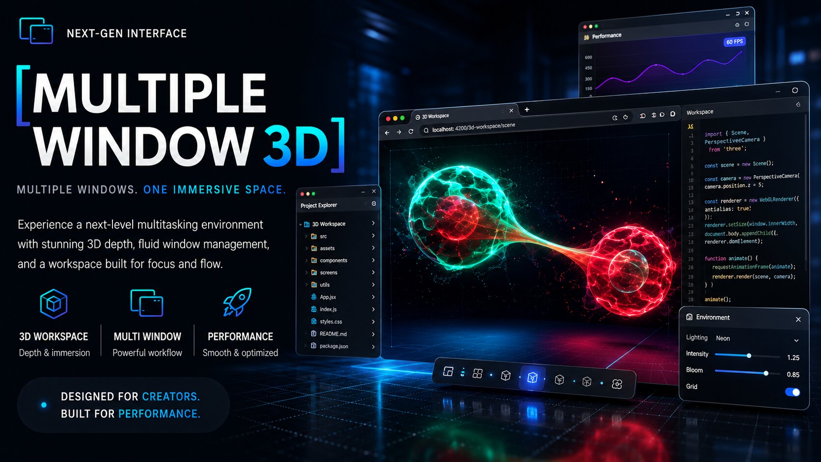 Multiple Window 3D
